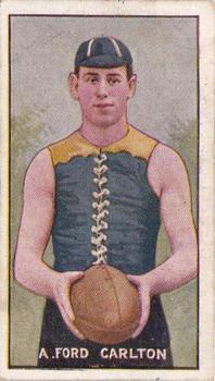 1905-06 Sniders & Abrahams Standard Cigarettes VFL (Series B) #NNO Arthur Ford Front